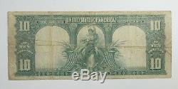 Series 1901 Large Size BISON $10 Legal Tender US Note VERY GOOD Fr#122