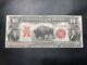 Series 1901 Legal Tender Bison Large Size Note Vf Fr121 Cherry Red Seal