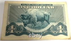 Series 692 $1 Dollar Military Payment Certificate (bison Buffalo) Mpc Note