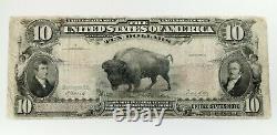 Series of 1901 $10 Bison United States Note in Good Condition FR 121