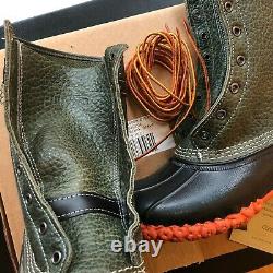(Size 9) L. L. Bean x Todd Snyder Bean Boots Olive Green Bison Leather SOLD OUT