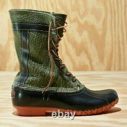 (Size 9) L. L. Bean x Todd Snyder Bean Boots Olive Green Bison Leather SOLD OUT