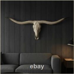 Skeleton Bison Bull Skull Wall Decor Cow Skull Wall Decor LonghornHead Sculpture