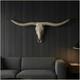 Skeleton Bison Bull Skull Wall Decor Cow Skull Wall Decor LonghornHead Sculpture
