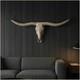 Skeleton Bison Bull Skull Wall Decor Cow Skull Wall Decor LonghornHead Sculpture