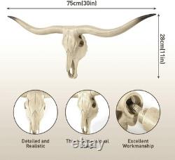 Skeleton Bison Bull Skull Wall Decor Cow Skull Wall Decor LonghornHead Sculpture
