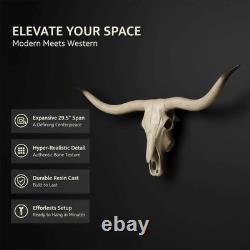 Skeleton Bison Bull Skull Wall Decor Cow Skull Wall Decor LonghornHead Sculpture