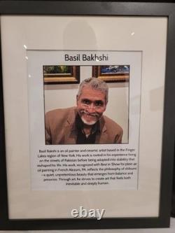 Snow Bison Original Expressionism Acrylic Abstract Canvas