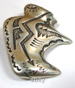 T Singer Carolyn Pollack Relios Sterling Silver Buffalo Bison Pin Pendant