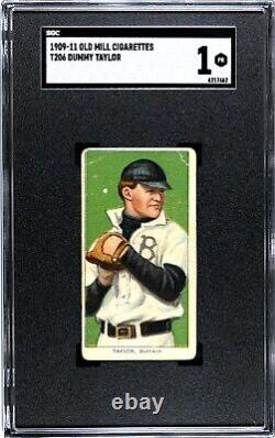 T206 Old Mill DUMMY TAYLOR Buffalo Bisons ML SGC 1 Low Pop