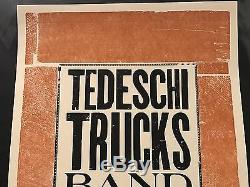 TEDESCHI TRUCKS BAND Ryman Nashville TN Hatch Show Print Poster 2015 Bison