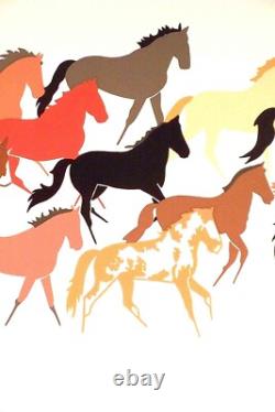 THE WHITE BUFFALO serigraph in set of four by Donald Ruleaux (1931 2020)