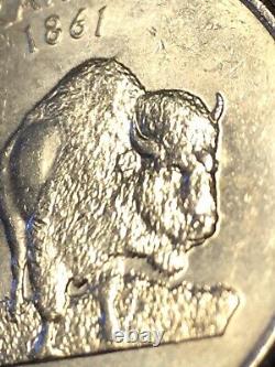 THREE HORN BISON RAREST? ONLY ONE EXISTS 2005 P Kansas Quarter Error Die Break