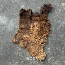 Tanned Woods Bison Buffalo Robe Blanket Leather Soft
