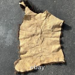 Tanned Woods Bison Buffalo Robe Blanket Leather Soft