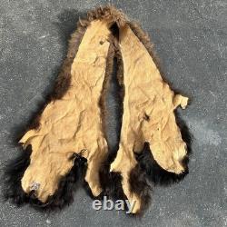 Tanned Woods Bison Buffalo Ruff Collar Scarf Robe Blanket Leather Soft