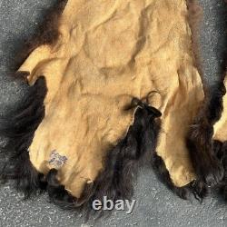 Tanned Woods Bison Buffalo Ruff Collar Scarf Robe Blanket Leather Soft