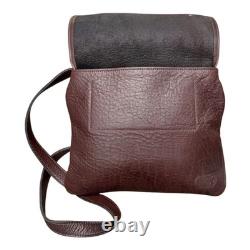 The American Billfold Co Brown Bison Leather Crossbody Bag Buffalo Nickel USA