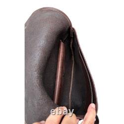 The American Billfold Co Brown Bison Leather Crossbody Bag Buffalo Nickel USA