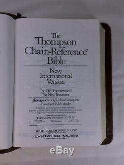 Thompson Chain Reference Bible New International Version 1984 NIV Brown Bison