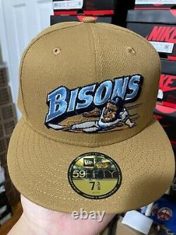 Topperz Store Wheat Glacier Buffalo Bisons 7 3/8 Blue Icy Prime Edition Hatclub