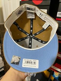 Topperz Store Wheat Glacier Buffalo Bisons 7 3/8 Blue Icy Prime Edition Hatclub