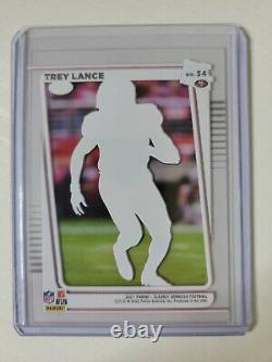 Trey Lance 2021 Clearly Donruss Purple Rated Rookie SP? 49ers