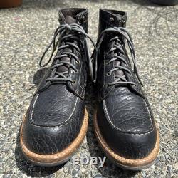 Truman Boot Co. Black Shrunken Bison, 20 Last Moc, Size 11