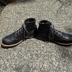 Truman Boot Co. Black Shrunken Bison, 20 Last Moc, Size 11