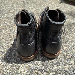 Truman Boot Co. Black Shrunken Bison, 20 Last Moc, Size 11