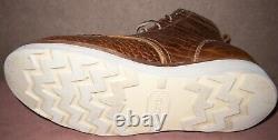 Truman Boots Size 9 Cognac Shrunken Bison Moc Toe