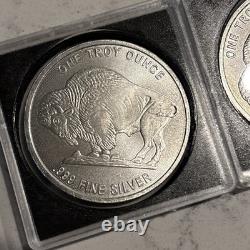 Two 1 oz. 999 Fine Silver Rounds (2) Indian Head/Bison Round