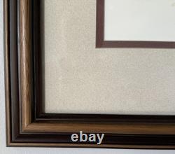 Two Sentinels, North Dakota Artist, Burt Calkins, 1989, Signed, & Framed