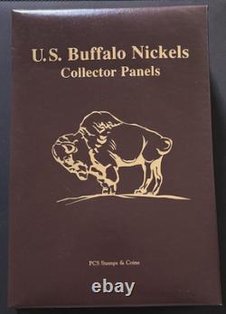U. S. Buffalo Nickels Collector Panels 1913-1938