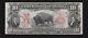 US $10 1901 Bison Legal Tender Mule FR 121m VF (-260)