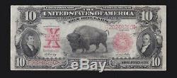 US $10 1901 Bison Legal Tender Mule FR 121m VF (-260)