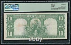 US 1901 $10 Bison Legal Tender Parker / Burke FR 119 PMG 25 VF (172)