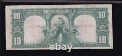 US 1901 $10 Bison Legal Tender Speelman/White FR 122 VF (044)