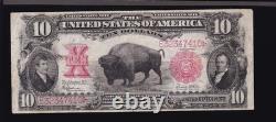 US 1901 $10 Bison Legal Tender Speelman/White FR 122 VF (410)