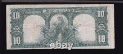 US 1901 $10 Bison Legal Tender Speelman/White FR 122 VF (410)