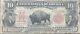 USA 10 Dollar 1901 $10 United States Note Bison Lewis Clark RAR Banknote #24314