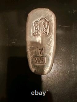 USA Made 7 oz. 999 Silver Bison Bullion Mint BISON. SUPER RARE! ONLY ONE SEEN