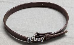 USA made HANKS BELTS montana 36 bison belt 100 YEAR brown WESTERN cowboy brown