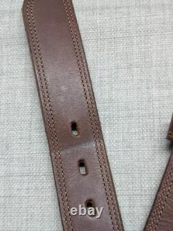 USA made HANKS BELTS montana 36 bison belt 100 YEAR brown WESTERN cowboy brown