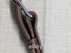 USA made HANKS BELTS montana 36 bison belt 100 YEAR brown WESTERN cowboy brown