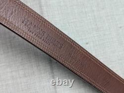 USA made HANKS BELTS montana 36 bison belt 100 YEAR brown WESTERN cowboy brown