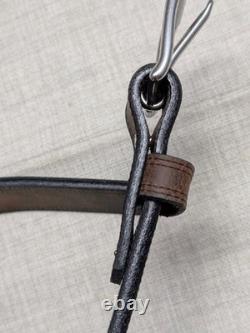 USA made HANKS BELTS montana 38 bison belt 100 YEAR black WESTERN cowboy brown