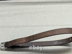 USA made HANKS BELTS montana 38 bison belt 100 YEAR black WESTERN cowboy brown