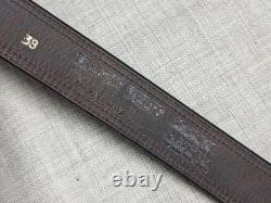 USA made HANKS BELTS montana 38 bison belt 100 YEAR black WESTERN cowboy brown