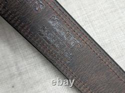 USA made HANKS BELTS montana 38 bison belt 100 YEAR black WESTERN cowboy brown